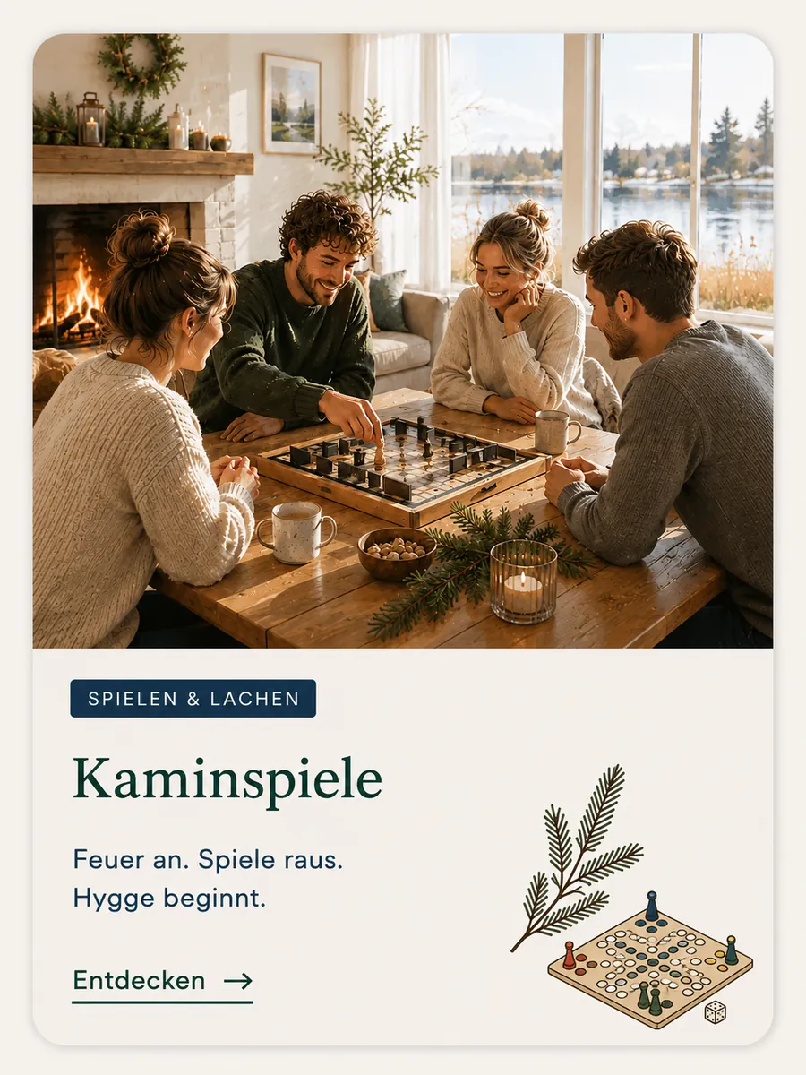 Programmkarte Kaminspiele