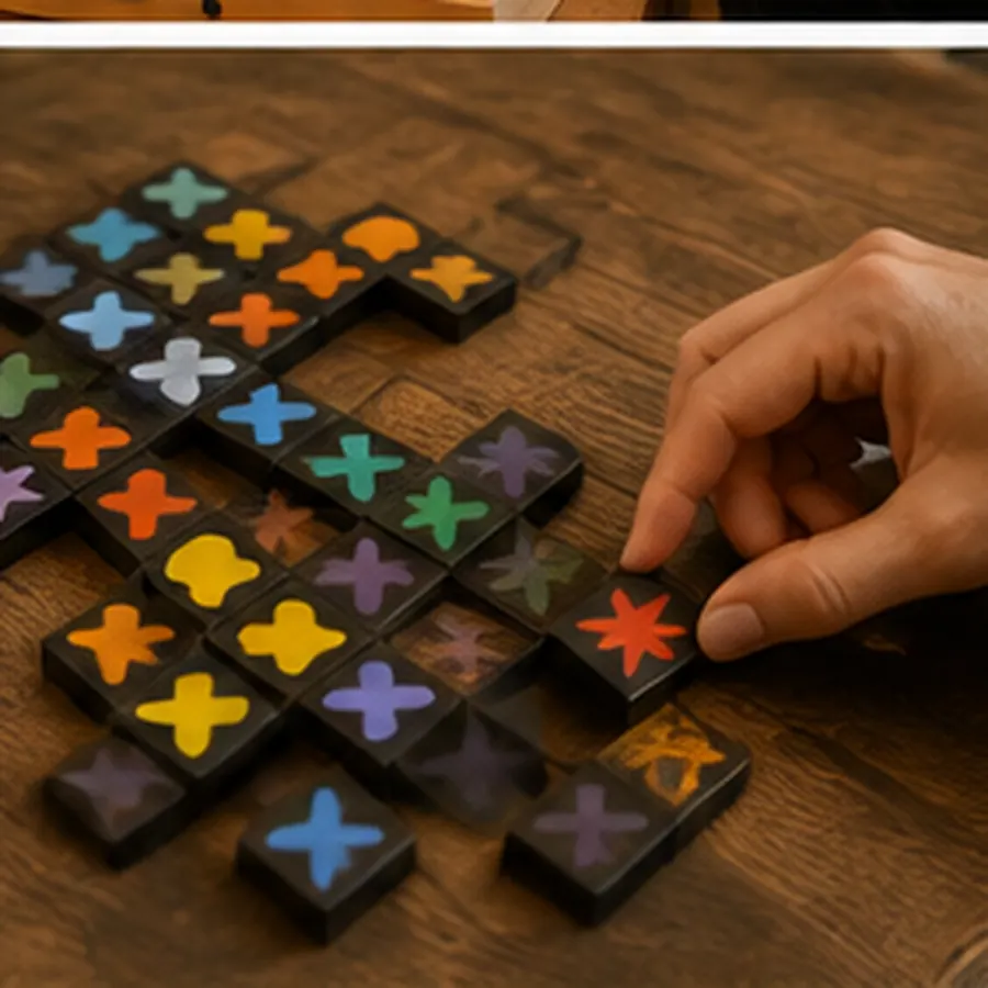 Qwirkle am Kamin