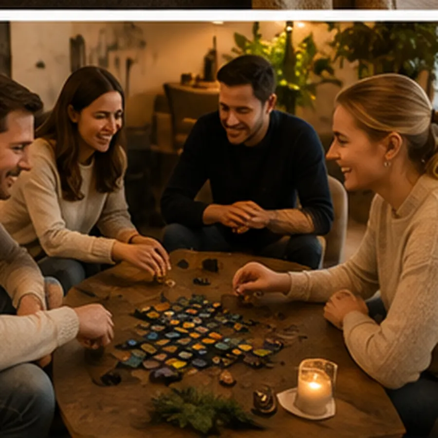 Gemeinsame Kaminspiele