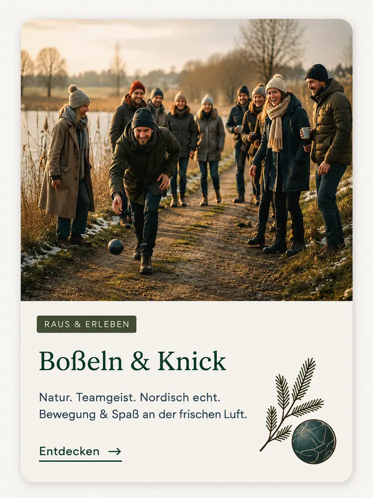 Programmkarte Boßeln & Knick