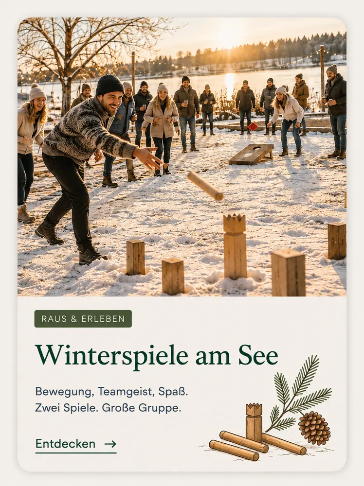 Programmkarte Winterspiele am See