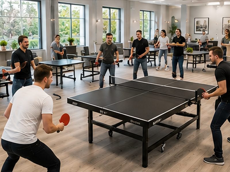 Mehrere Teams bei verschiedenen Tischtennis-Challenges