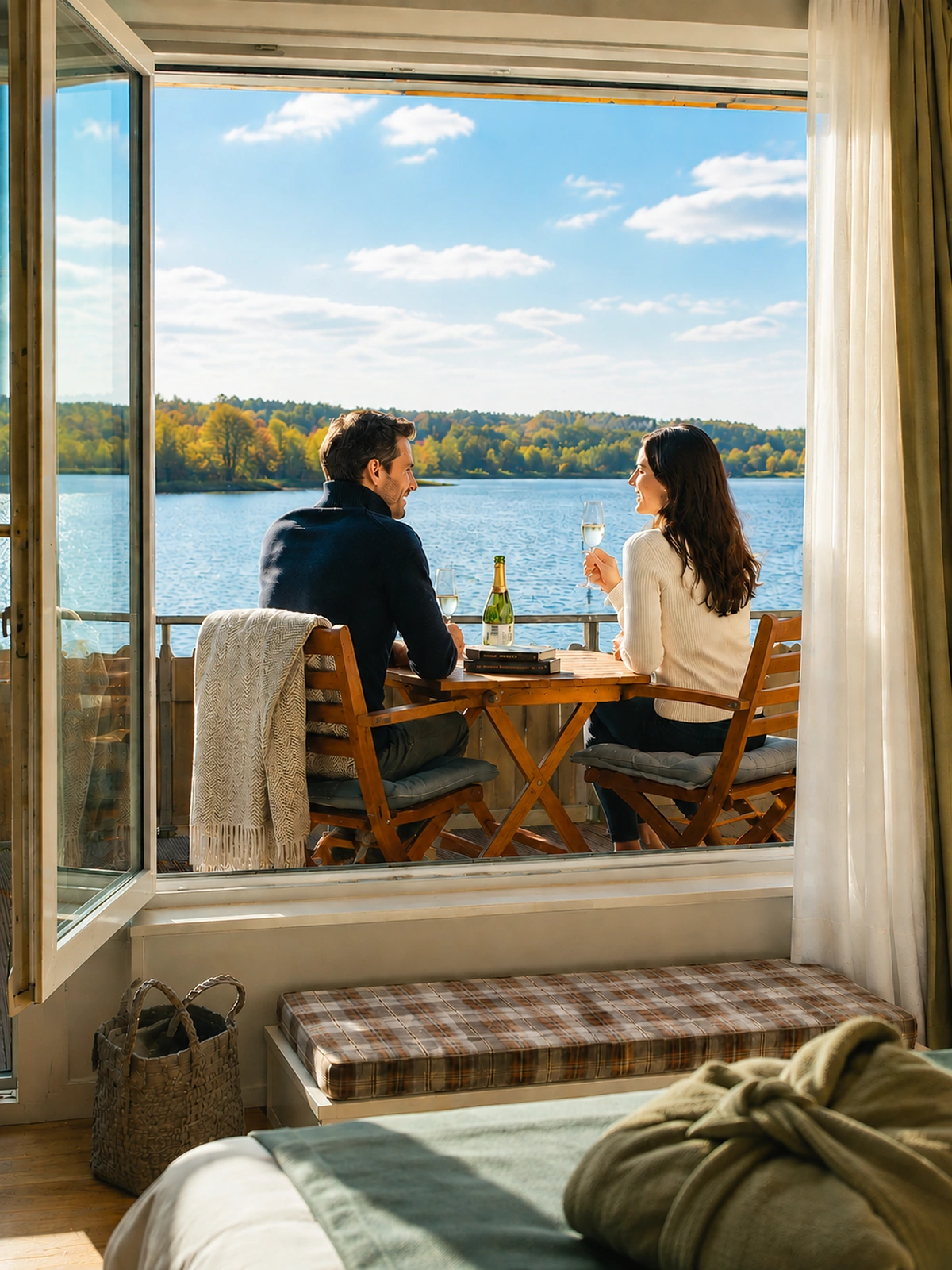 Zimmer mit Seeblick im Seehotel Töpferhaus