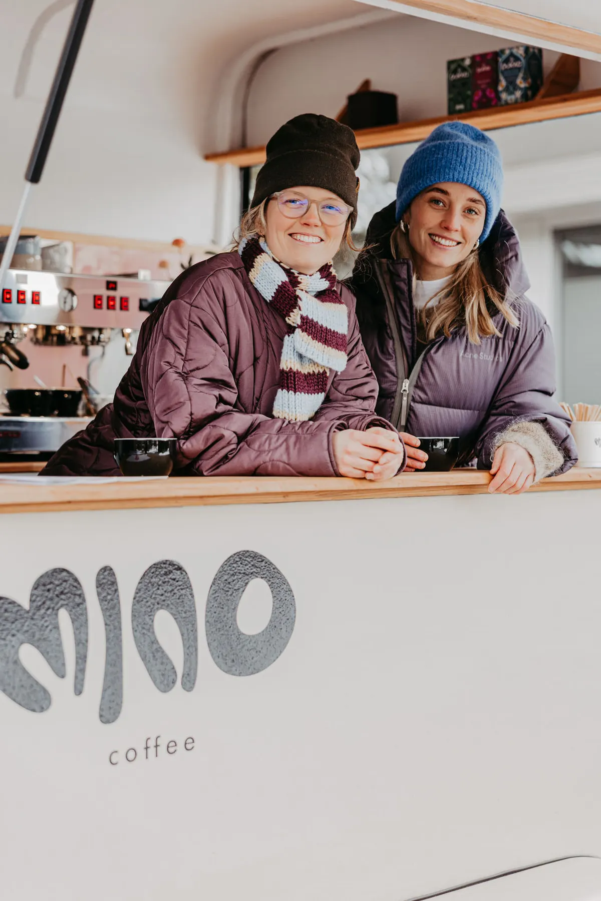 Der Kaffeewagen von Mino Coffee beim Vorgeschmack
