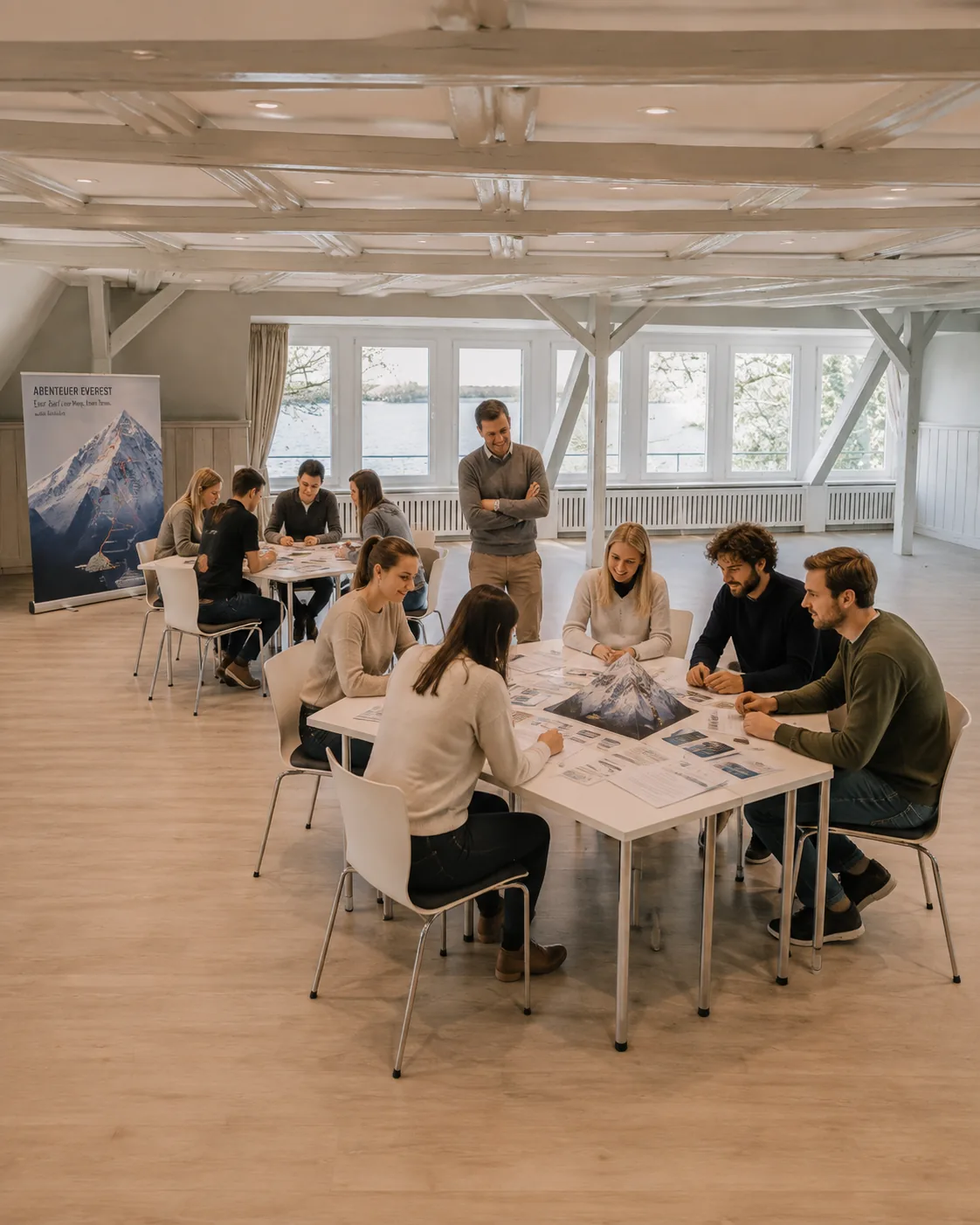 Team-Aktivität Abenteuer Everest