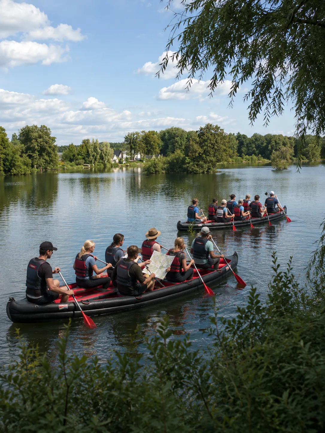 Team-Aktivität Bistensee-Expedition