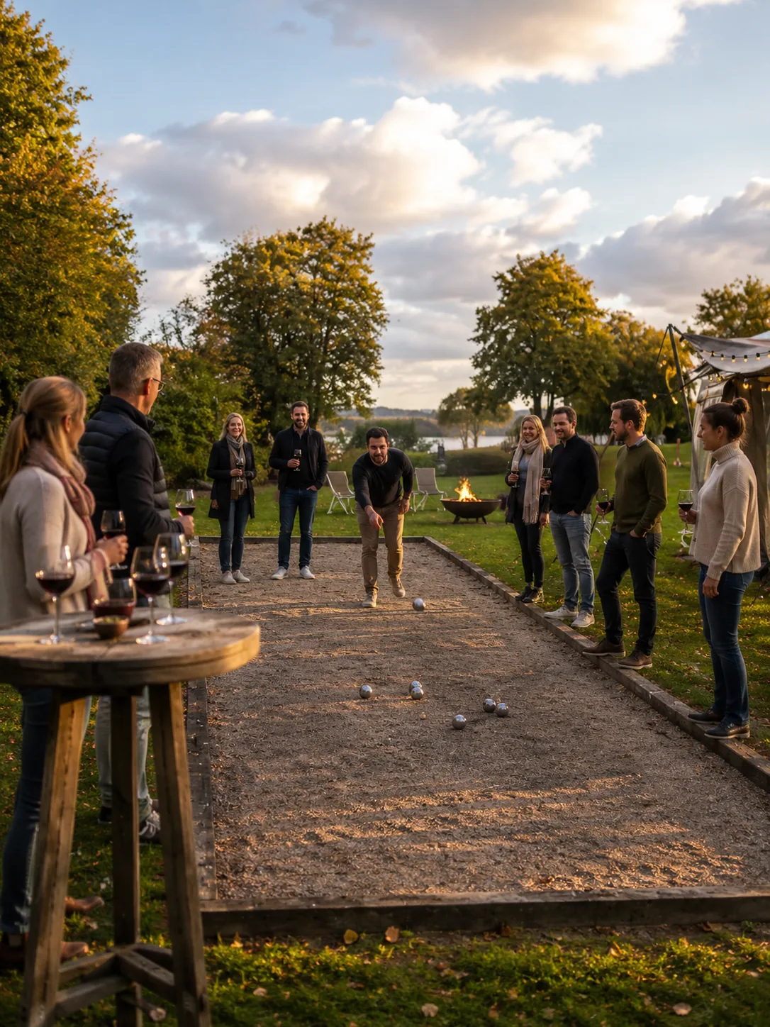 Team-Aktivität Boule & Bordeaux